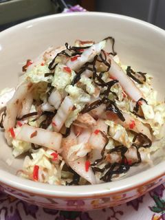 白菜と塩昆布のサラダ-レシピのメイン写真