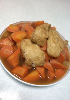 油揚げ人参の煮物-レシピのメイン写真