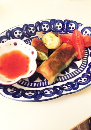 春キャベツと海老の春巻き-レシピのメイン写真