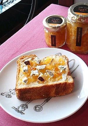 ベネズエラカカオのチーズにオレンジバジル-レシピのメイン写真