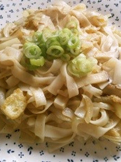 ポン酢焼きしめん-レシピのメイン写真