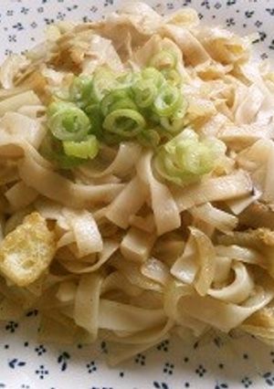 ポン酢焼きしめん-レシピのメイン写真