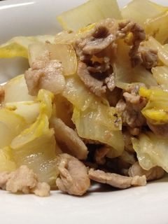 豚こまと白菜のポン酢炒め-レシピのメイン写真