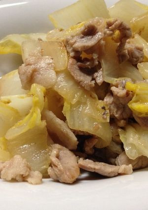 豚こまと白菜のポン酢炒め-レシピのメイン写真