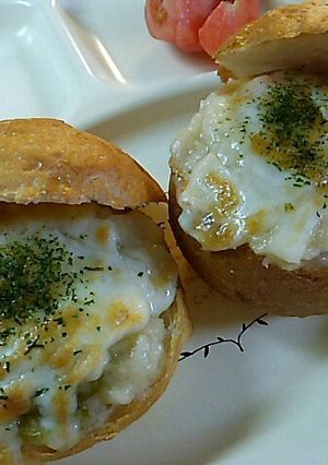 超簡単☆シチューの残りでパングラタン-レシピのメイン写真