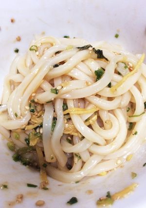 酒飲みの肴に！昼に！包丁いらずのうどん-レシピのメイン写真