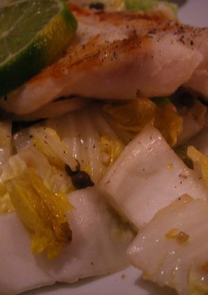 ケイパーと白菜の炒め物-レシピのメイン写真