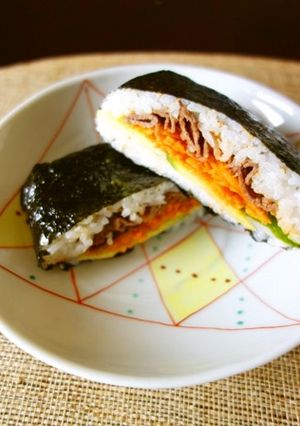 キンパ風おにぎらず-レシピのメイン写真