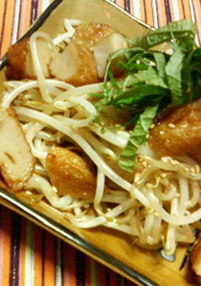 もやしとさつま揚げの☆わさび醤油炒め♪♪-レシピのメイン写真