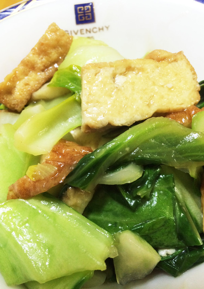 厚揚げと青梗菜の炒め煮-レシピのメイン写真