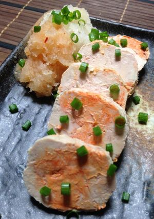 お鍋で簡単♪あん肝 &もみじおろし-レシピのメイン写真