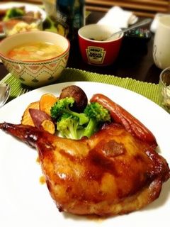 超簡単☆我が家のローストチキン-レシピのメイン写真