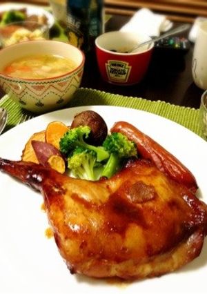 超簡単☆我が家のローストチキン-レシピのメイン写真