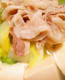 手早く！豚バラしゃぶしゃぶ肉の水炊き。