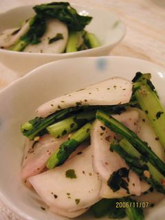 混ぜ込みご飯用ふりかけで♪かぶの漬物-レシピのメイン写真