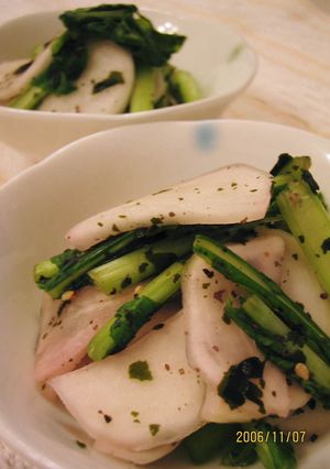 混ぜ込みご飯用ふりかけで♪かぶの漬物-レシピのメイン写真