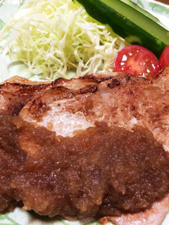豚肉のアップルソースかけ-レシピのメイン写真