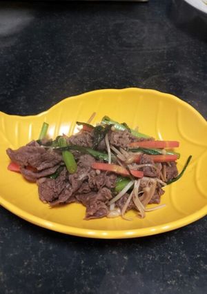 糖尿病☆塩分0.6☆牛肉のにんにく焼き-レシピのメイン写真