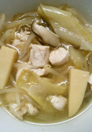 鶏ささみ もやし 筍の ナンプラー煮込み-レシピのメイン写真