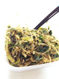 カブの葉っぱとじゃこのふりかけ-レシピのメイン写真