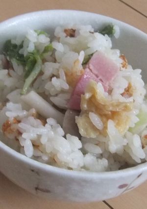 豆乳鍋つゆで♬　炊き込みご飯-レシピのメイン写真