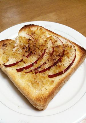 アップルパイみたい.*ﾟ林檎トースト♡-レシピのメイン写真
