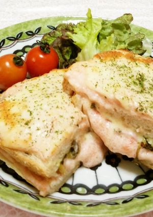 [福岡]明太子と高菜のクロックムッシュ-レシピのメイン写真