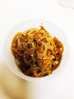 ちょっと甘めのれんこんのきんぴら-レシピのメイン写真