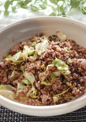 レタスの塩昆布チャーハン-レシピのメイン写真