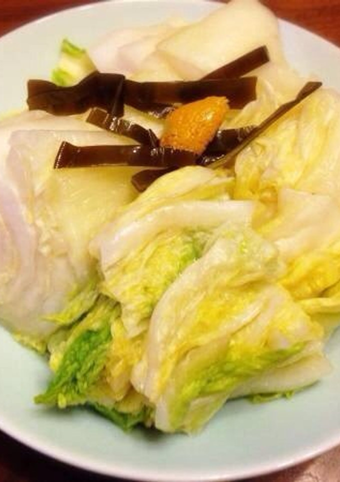 白菜漬け 冬の美味しいお漬物-レシピのメイン写真