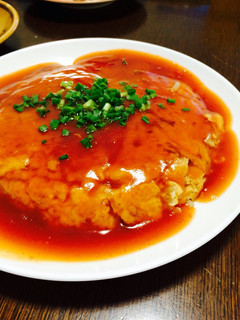 甘酢あんで〜もやしの卵焼き^_^-レシピのメイン写真