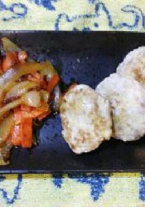 卵不使用☆鶏ブタ豆腐の赤ちゃんハンバーグ-レシピのメイン写真