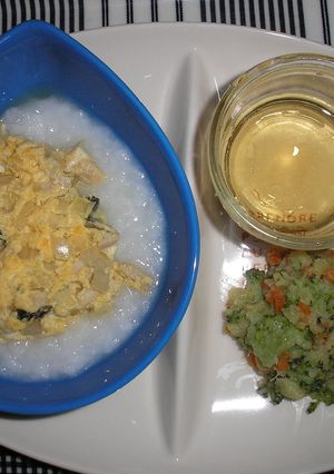 ☆離乳食中期☆親子丼-レシピのメイン写真