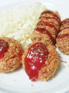 牛肉コロッケとライスコロッケ-レシピのメイン写真