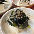 豆腐×ワカメのサラダ風冷奴