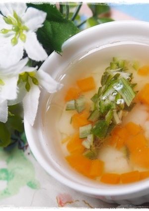 離乳食後期 にんじんじゃがいもオクラ汁-レシピのメイン写真