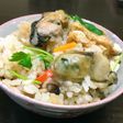 牡蠣の炊き込み御飯