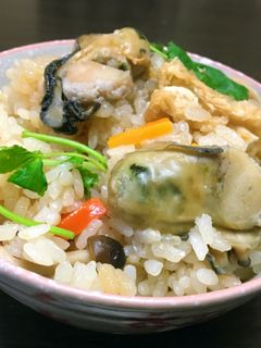 牡蠣の炊き込み御飯-レシピのメイン写真