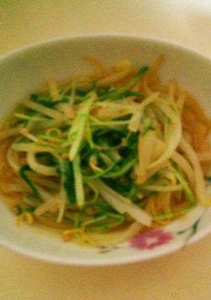 水菜もやしナムル-レシピのメイン写真