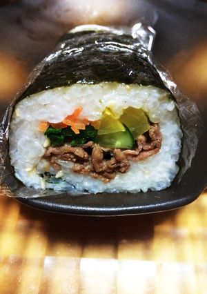 超簡単！恵方巻きに！韓国風のり巻き-レシピのメイン写真