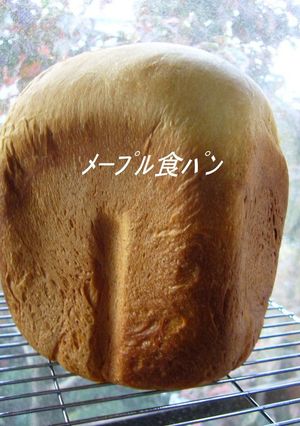 メープル食パン♪-レシピのメイン写真