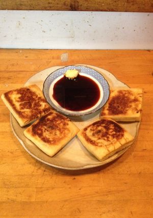 パリパリ油揚げの納豆挟み焼き-レシピのメイン写真