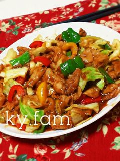 焼肉のたれ+赤味噌+砂糖で回鍋肉-レシピのメイン写真