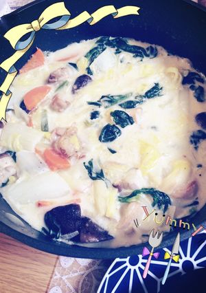 鶏ももと白菜のクリーム煮-レシピのメイン写真