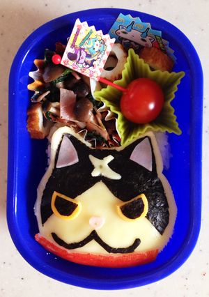 キャラ弁☆フユニャン弁当(妖怪ウォッチ)-レシピのメイン写真