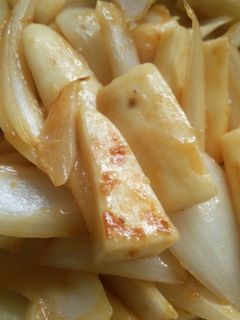 長芋と玉ねぎの甘味噌炒め-レシピのメイン写真