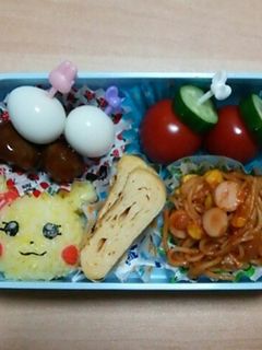 キャラ弁 ピカチュウ③(ポケモン)-レシピのメイン写真