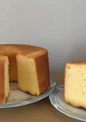 ふわふわ シフォンケーキ-レシピのメイン写真