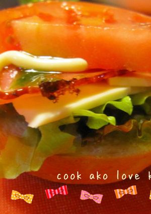 バジル風味♪ベーグルBLTサンド-レシピのメイン写真