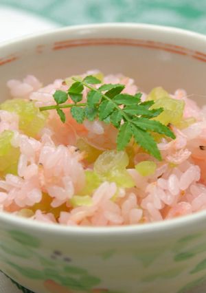 土鍋炊き★桜海老と蕗の香りご飯-レシピのメイン写真